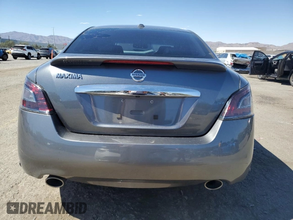 2014 Nissan Maxima S with VIN 1N4AA5AP2EC492648, listed as a Copart auction lot 60300065 with 95,131 mi miles and Salvage title. Bid and sale history available at DreamBid. Image 6.