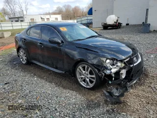 2006 Lexus IS 350 with VIN JTHBE262X62002770, listed as a Copart auction lot 50224325 with 270,328 mi miles and Salvage Title. Bid and sale history available at DreamBid. Image 4.
