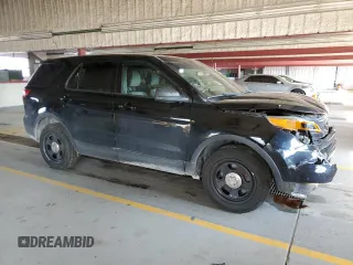 2013 Ford Utility Police Interceptor with VIN 1FM5K8ARXDGB28458, listed as a Copart auction lot 64581204 with 175,592 mi miles and Salvage Title. Bid and sale history available at carsss.com. Image 4.