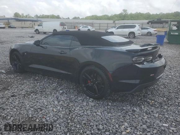 2019 Chevrolet Camaro 1LT with VIN 1G1FB3DS2K0130214, listed as a Copart auction lot 53954205 with 96,547 mi miles and Salvage Title. Bid and sale history available at carsss.com. Image 2.