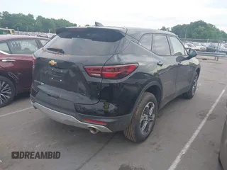 2025 Chevrolet Blazer LT with VIN 3GNKBHR43SS184196, listed as a IAAI auction lot 42223399 with 3,656 mi miles and . Bid and sale history available at DreamBid. Image 4.