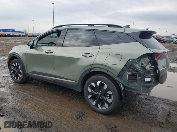 2023 Kia Sportage X-Line with VIN 5XYK6CAF9PG125417, listed as a Copart auction lot 47107505 with 26,470 mi miles and Salvage Title. Bid and sale history available at carsss.com. Image 2.