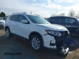 2017 Nissan Rogue SV with VIN KNMAT2MT7HP601954, listed as a IAAI auction lot 41865794 with 136,280 mi miles. Bid and sale history available at carsss.com. Image 1.
