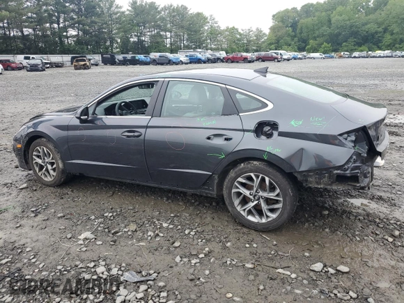 2020 Hyundai Sonata SEL z VIN 5NPEL4JA7LH046296, wystawiony jako Copart lot #57030185 z przebiegiem 42 908 mil mil oraz Szkoda całkowita • Salvage title. Historia ofert i sprzedaży dostępna na DreamBid. Obrazek 2.