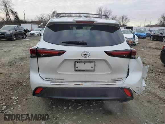 2024 Toyota Highlander LE z VIN 5TDKDRBH2RS542778, wystawiony jako Copart lot #45552575 z przebiegiem 16 554 mil mil oraz Szkoda całkowita • Salvage title. Historia ofert i sprzedaży dostępna na DreamBid. Obrazek 6.