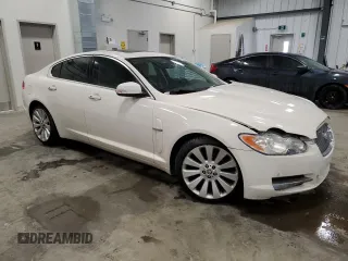 2009 Jaguar XF with VIN SAJXA06B69HR25287, listed as a Copart auction lot 42179625 with 222,124 mi miles and Salvage Title. Bid and sale history available at DreamBid. Image 4.