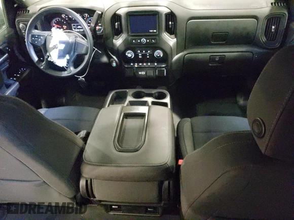 2022 Chevrolet Silverado 1500 Custom Trail Boss with VIN 3GCPDCEK6NG532726, listed as a Copart auction lot 43527885 with 21,634 mi miles and Salvage Title. Bid and sale history available at carsss.com. Image 8.