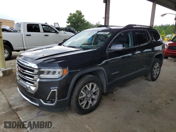 2020 GMC Acadia SLT with VIN 1GKKNMLS6LZ224635, listed as a Copart auction lot 67114884 with 107,829 mi miles and Salvage Title. Bid and sale history available at DreamBid. Image 1.
