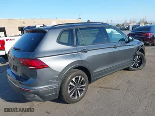 2024 Volkswagen Tiguan S with VIN 3VVRB7AX2RM053669, listed as a IAAI auction lot 41461526 with 33,358 mi miles. Bid and sale history available at carsss.com. Image 4.