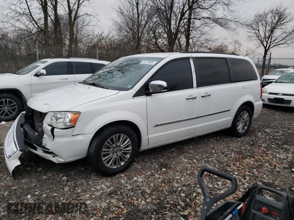 2015 Chrysler Town & Country Touring-L with VIN 2C4RC1CG2FR697750, listed as a Copart auction lot 81573604 with 168,701 mi miles and Salvage Title. Bid and sale history available at carsss.com. Image 1.