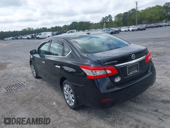 2015 Nissan Sentra SV with VIN 3N1AB7AP4FY368203, listed as a IAAI auction lot 41943298 with 115,375 mi miles. Bid and sale history available at carsss.com. Image 3.