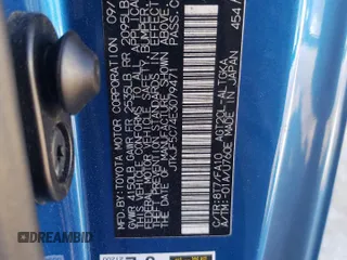 2014 Scion tC z VIN JTKJF5C74E3079471, wystawiony jako Copart lot #56996455 z przebiegiem 86 874 mil mil oraz Nie do naprawy. Historia ofert i sprzedaży dostępna na DreamBid. Obrazek 12.