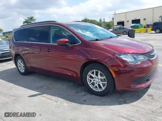 2020 Chrysler Voyager LXI with VIN 2C4RC1DGXLR181940, listed as a IAAI auction lot 41812620 with 63,152 mi miles. Bid and sale history available at carsss.com. Image 1.
