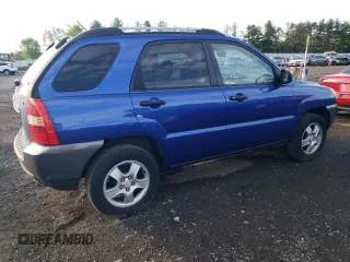 2008 Kia Sportage LX z VIN KNDJF724587483905, wystawiony jako Copart lot #54675115 z przebiegiem 120 493 mil mil oraz Szkoda całkowita • Salvage title. Historia ofert i sprzedaży dostępna na DreamBid. Obrazek 3.