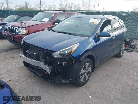2022 Kia Niro LX with VIN KNDCB3LCXN5512079, listed as a IAAI auction lot 42090560 with 36,552 mi miles. Bid and sale history available at carsss.com. Image 6.