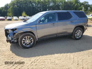 2021 Chevrolet Traverse LS with VIN 1GNEVFKW1MJ149178, listed as a Copart auction lot 69487794 with 45,875 mi miles and Salvage Title. Bid and sale history available at carsss.com. Image 1.
