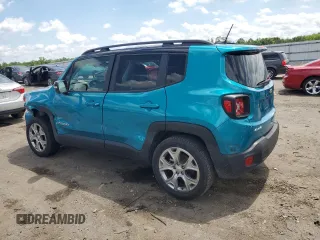 2022 Jeep Renegade Limited with VIN ZACNJDD17NPN59962, listed as a Copart auction lot 59101285 with 37,016 mi miles and Salvage title. Bid and sale history available at DreamBid. Image 2.