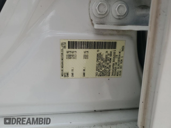 2011 Nissan Maxima SV with VIN 1N4AA5AP6BC806085, listed as a Copart auction lot 59541205 with 129,367 mi miles and Salvage title. Bid and sale history available at DreamBid. Image 12.