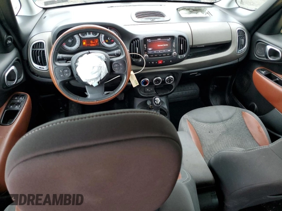 2014 FIAT 500L Trekking with VIN ZFBCFADH3EZ011436, listed as a Copart auction lot 60106865 with 43,232 mi miles and Salvage title. Bid and sale history available at DreamBid. Image 8.