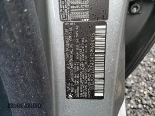 2004 BMW 7 Series 745i with VIN WBAGL63424DP68405, listed as a Copart auction lot 51768045 with 126,048 mi miles and Salvage Title. Bid and sale history available at DreamBid. Image 12.