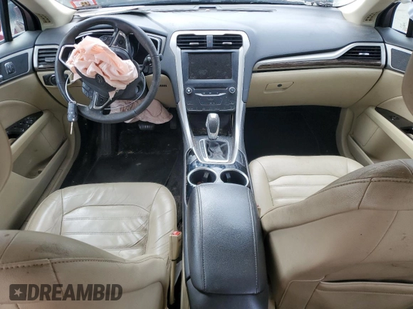 2014 Ford Fusion SE Hybrid with VIN 3FA6P0LU5ER145861, listed as a Copart auction lot 46582675 with Not Provided miles and Salvage Title. Bid and sale history available at DreamBid. Image 8.