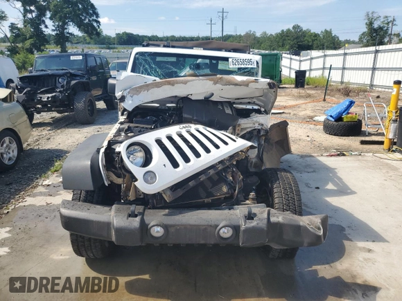 2018 Jeep Wrangler Sport S with VIN 1C4GJWAG3JL923728, listed as a Copart auction lot 62658595 with Not provided miles and Non repairable. Bid and sale history available at DreamBid. Image 5.