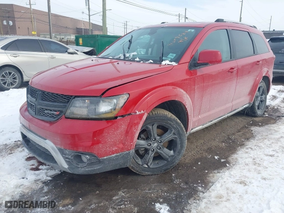 2020 Dodge Journey Crossroad with VIN 3C4PDCGB8LT201079, listed as a IAAI auction lot 41559584 with 87,302 mi miles. Bid and sale history available at carsss.com. Image 17.