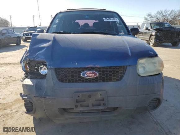 2007 Ford Escape XLS with VIN 1FMYU02Z07KA21945, listed as a Copart auction lot 46545535 with 0 mi miles and Salvage Title. Bid and sale history available at carsss.com. Image 5.