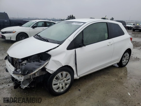 2013 Toyota Yaris L with VIN JTDJTUD32DD570667, listed as a Copart auction lot 87439884 with 97,434 mi miles and Clean Title. Bid and sale history available at carsss.com. Image 1.