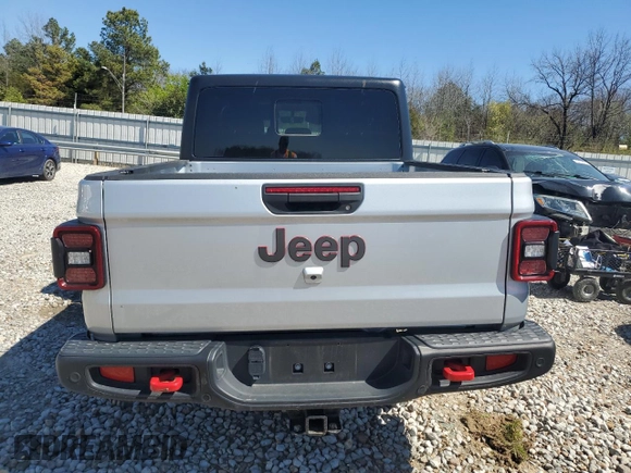 2023 Jeep Gladiator Rubicon with VIN 1C6JJTBG6PL579895, listed as a Copart auction lot 49588395 with 22,066 mi miles and Salvage title. Bid and sale history available at DreamBid. Image 6.