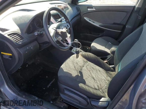 2014 Hyundai Accent GS with VIN KMHCT5AE3EU169436, listed as a Copart auction lot 45377195 with 177,435 mi miles and Salvage Title. Bid and sale history available at carsss.com. Image 7.