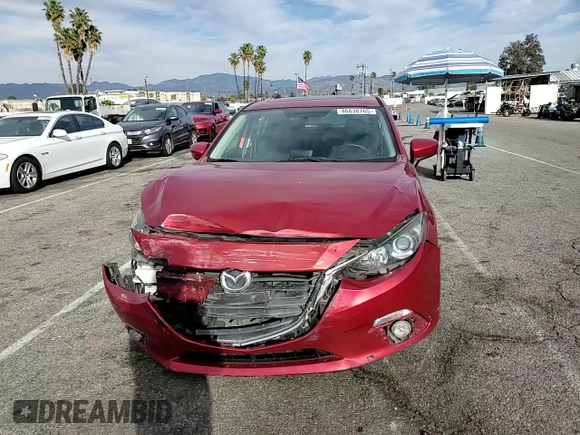2015 Mazda 3 i Touring with VIN 3MZBM1L75FM146585, listed as a Copart auction lot 46838765 with 111,048 mi miles and Salvage Title. Bid and sale history available at carsss.com. Image 11.