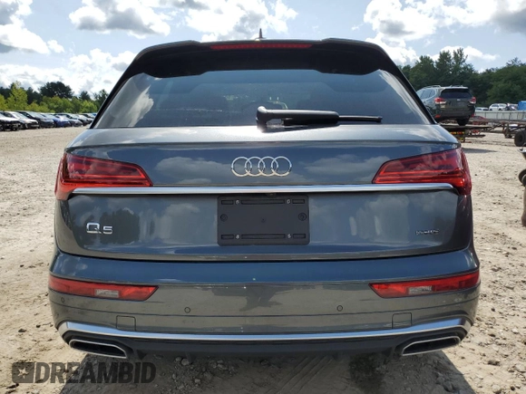 2023 Audi Q5 S line Prestige with VIN WA1FAAFY3P2196857, listed as a Copart auction lot 68105594 with 8,985 mi miles and Salvage Title. Bid and sale history available at carsss.com. Image 6.