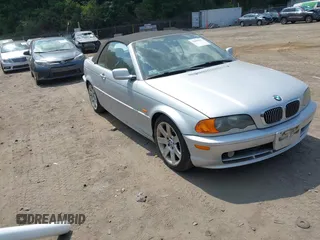 2001 BMW 3 Series 325Ci with VIN WBABS33411JY42079, listed as a IAAI auction lot 42600667 with 116,684 mi miles and . Bid and sale history available at DreamBid. Image 1.