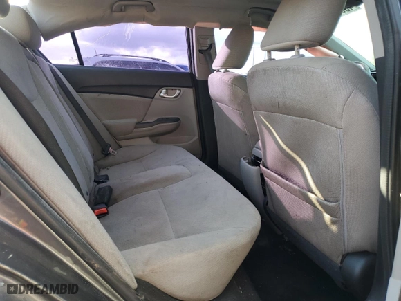 2013 Honda Civic Sdn EX with VIN 19XFB2F8XDE061902, listed as a Copart auction lot 43648855 with 170,546 mi miles and Salvage Title. Bid and sale history available at carsss.com. Image 11.