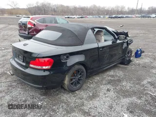 2011 BMW 1 Series 128i with VIN WBAUN1C5XBVH82457, listed as a IAAI auction lot 41173785 with Not provided miles and . Bid and sale history available at DreamBid. Image 4.
