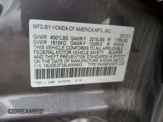 2020 Acura ILX z VIN 19UDE2F35LA005453, wystawiony jako Copart lot #50831465 z przebiegiem 61 190 mil mil oraz Szkoda całkowita • Salvage title. Historia ofert i sprzedaży dostępna na DreamBid. Obrazek 13.