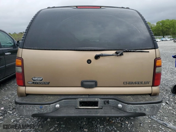 2001 Chevrolet Tahoe LT with VIN 1GNEC13T81J149879, listed as a Copart auction lot 50926845 with 191,523 mi miles and Salvage Title. Bid and sale history available at carsss.com. Image 6.