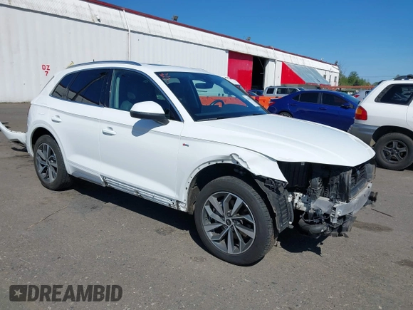 2022 Audi Q5 S line Premium Plus with VIN WA1EAAFY0N2112616, listed as a IAAI auction lot 42011925 with 67,076 mi miles and . Bid and sale history available at DreamBid. Image 1.