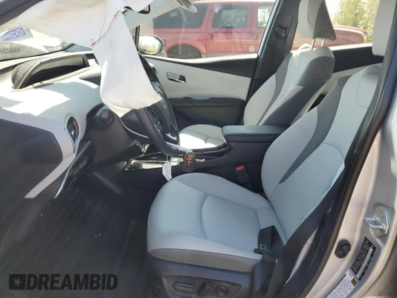 2020 Toyota Prius Prime LE with VIN JTDKARFP3L3129111, listed as a Copart auction lot 52462165 with 56,015 mi miles and Salvage Title. Bid and sale history available at carsss.com. Image 7.