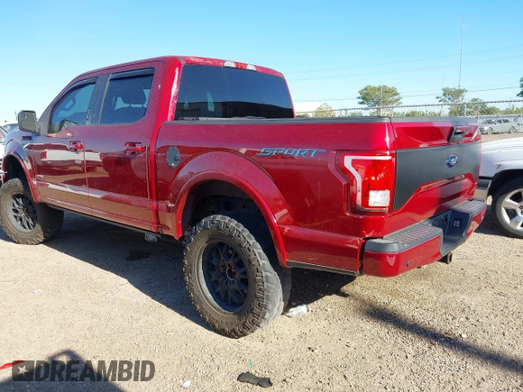 2016 Ford F-150 XL with VIN 1FTEW1CG7GKD74512, listed as a IAAI auction lot 41916657 with 54,295 mi miles and . Bid and sale history available at DreamBid. Image 3.