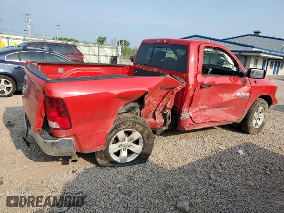 2022 Ram 1500 Express z VIN 3C6JR6AG8NG239024, wystawiony jako Copart lot #58203275 z przebiegiem 98 492 mil mil oraz Szkoda całkowita • Salvage title. Historia ofert i sprzedaży dostępna na DreamBid. Obrazek 3.