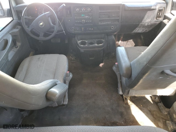 2011 Chevrolet Express Passenger 1LT with VIN 1GAWGRFG1B1101746, listed as a Copart auction lot 45645275 with 216,493 mi miles and Salvage Title. Bid and sale history available at carsss.com. Image 8.