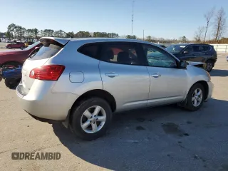 2010 Nissan Rogue S with VIN JN8AS5MT1AW020924, listed as a Copart auction lot 48621575 with 135,060 mi miles and Salvage Title. Bid and sale history available at DreamBid. Image 3.