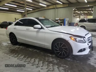 2015 Mercedes-Benz C 300 Luxury with VIN 55SWF4KB0FU082559, listed as a Copart auction lot 52482625 with 202,327 mi miles and Salvage Title. Bid and sale history available at DreamBid. Image 4.
