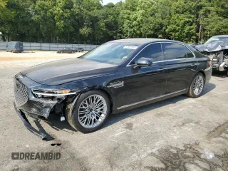 2022 Genesis G90 Ultimate with VIN KMTF54PHXNU094825, listed as a Copart auction lot 67392564 with 11,303 mi miles and Salvage Title. Bid and sale history available at DreamBid. Image 1.