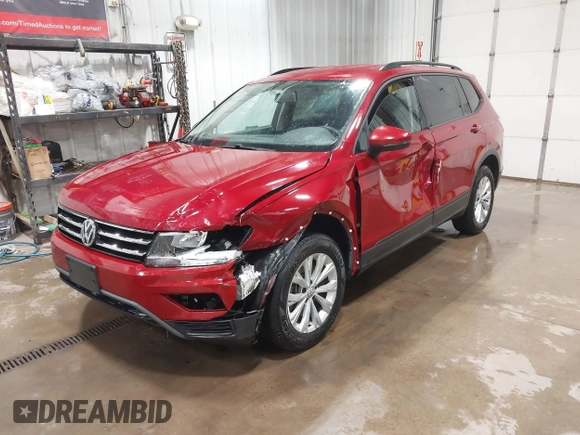 2018 Volkswagen Tiguan S with VIN 3VV0B7AX5JM104191, listed as a IAAI auction lot 42492503 with 96,339 mi miles and . Bid and sale history available at DreamBid. Image 19.