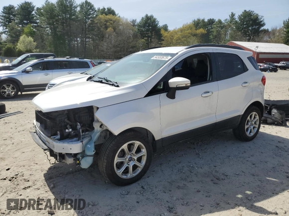 2019 Ford EcoSport SE z VIN MAJ3S2GE4KC255603, wystawiony jako Copart lot #54553675 z przebiegiem 69 835 mil mil oraz Nie do naprawy. Historia ofert i sprzedaży dostępna na DreamBid. Obrazek 1.