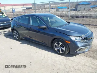 2021 Honda Civic Sedan LX with VIN 2HGFC2F66MH547284, listed as a IAAI auction lot 41811993 with 47,848 mi miles. Bid and sale history available at carsss.com. Image 1.