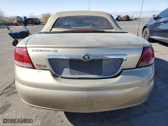 2004 Chrysler Sebring LX with VIN 1C3EL45X84N420919, listed as a Copart auction lot 43266725 with 98,528 mi miles and Salvage Title. Bid and sale history available at carsss.com. Image 6.